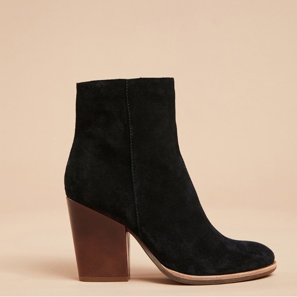 KORK EASE Petra Black Suede Ankle Bootie - Picture 3 of 10